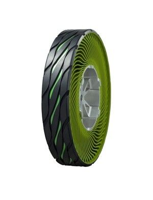 Koncept od Bridgestone by nemusel vůbec potřebovat vzduch… Foto: www.bridgestone.eu