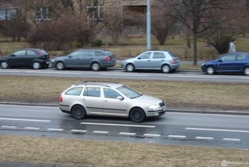 Letní pneumatiky musí obstát nejen na suchu, ale hlavně na vodě. Foto: Martin Singr